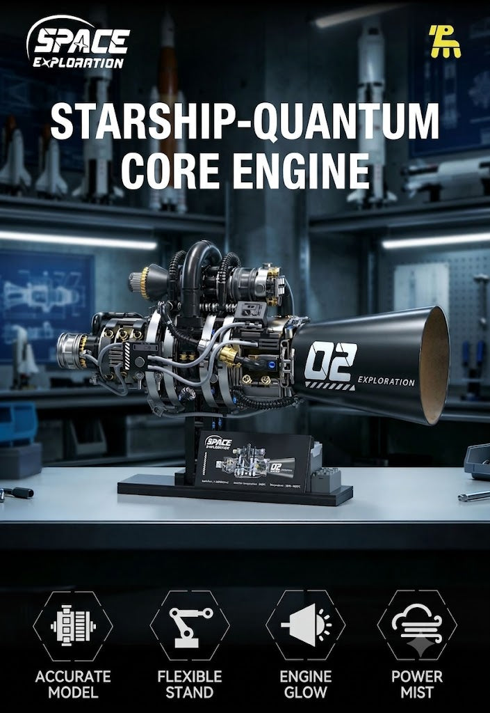 Starship Quantum Core Engine Building Set