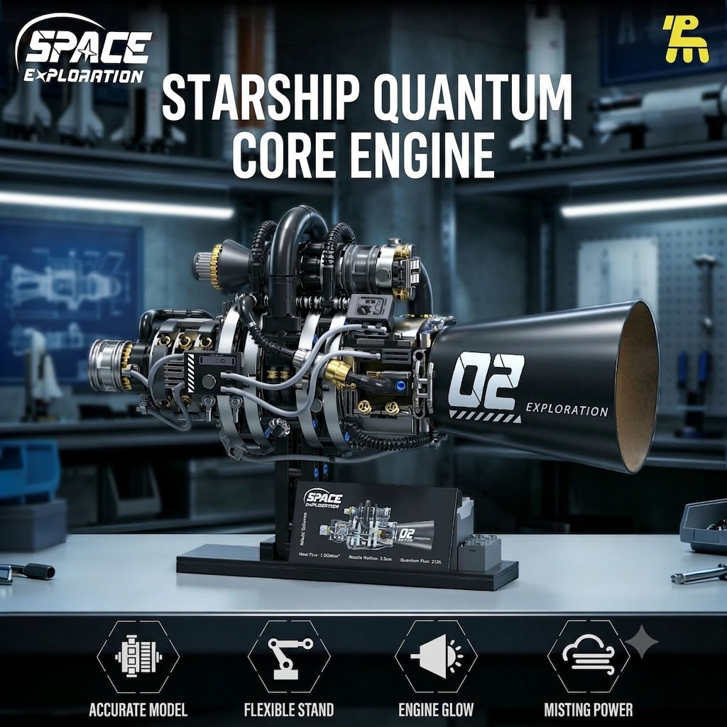 Starship Quantum Core Engine Building Set