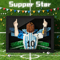 The star, wearing a "No. 10" jersey.