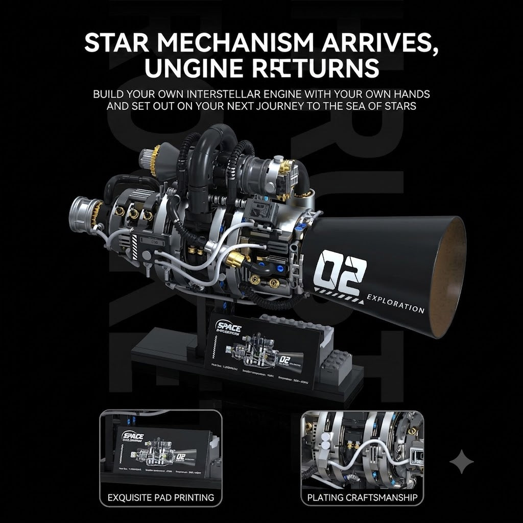 Starship Quantum Core Engine Building Set