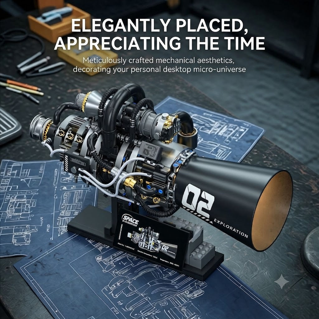 Starship Quantum Core Engine Building Set