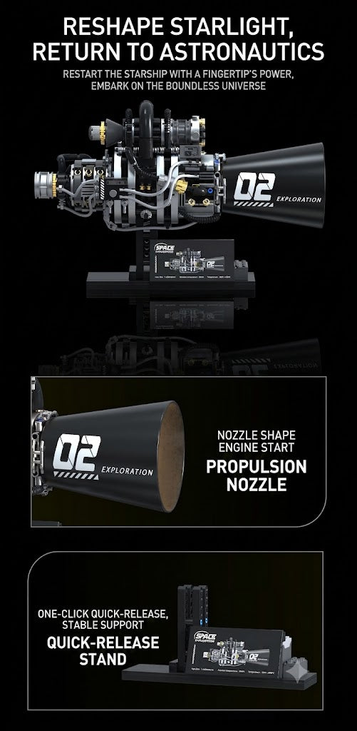 Starship Quantum Core Engine Building Set