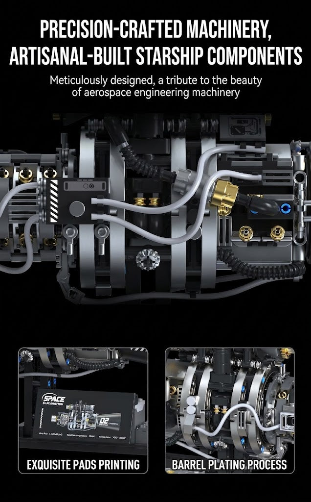 Starship Quantum Core Engine Building Set